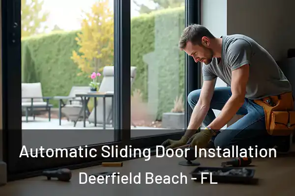 Automatic Sliding Door Installation Deerfield Beach - FL